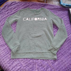 Well Worn LA Green Crew Neck Sweatshirt California XS Offers and Bundles Welcome